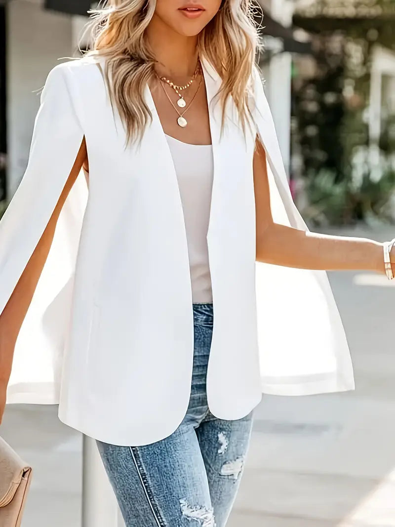 Olivia™ | Chic Cape Sleeve Blazer
