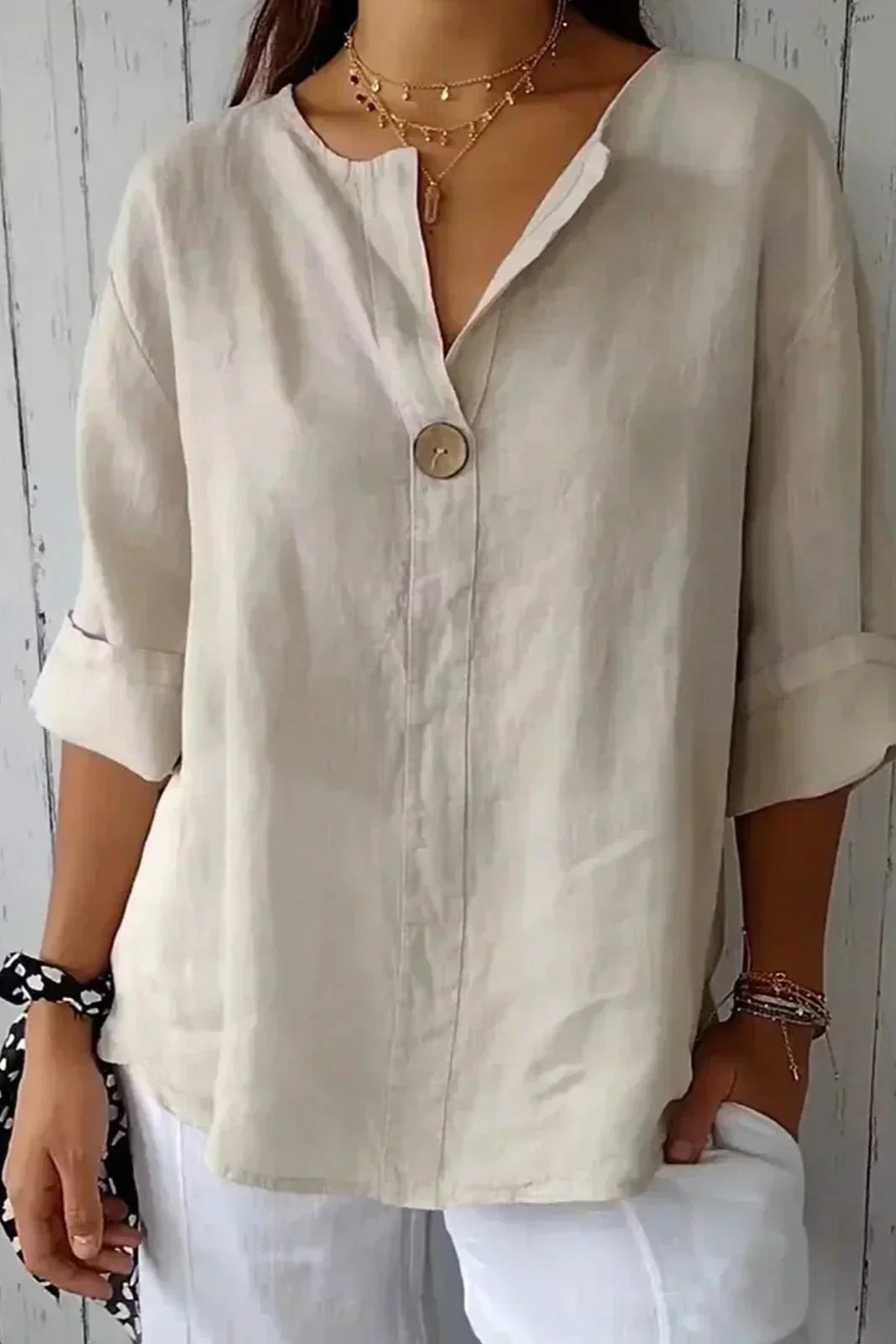 Morgan & Stella Vermont™ | Relaxed Linen Top