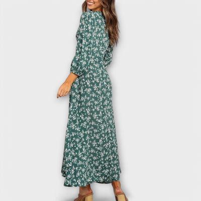 Rosa | Flower Maxi Dress