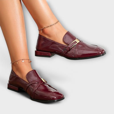 Rianna | Burgundy Loafer