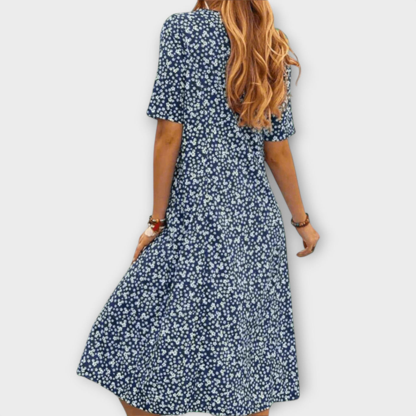 Paula | Elegant Floral Dress