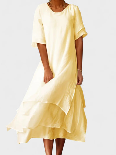Eloise | Stylish Layered Midi Dress
