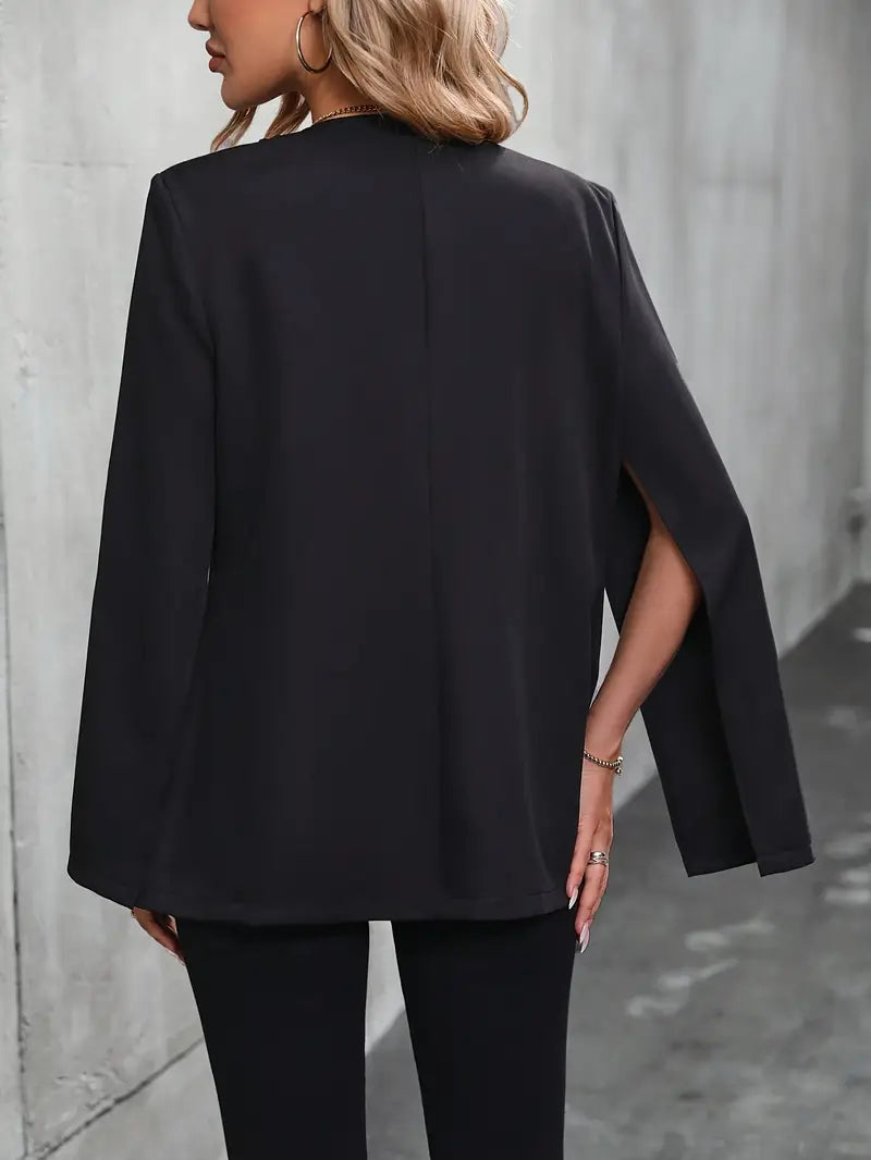 Olivia™ | Chic Cape Sleeve Blazer