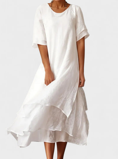 Eloise | Stylish Layered Midi Dress