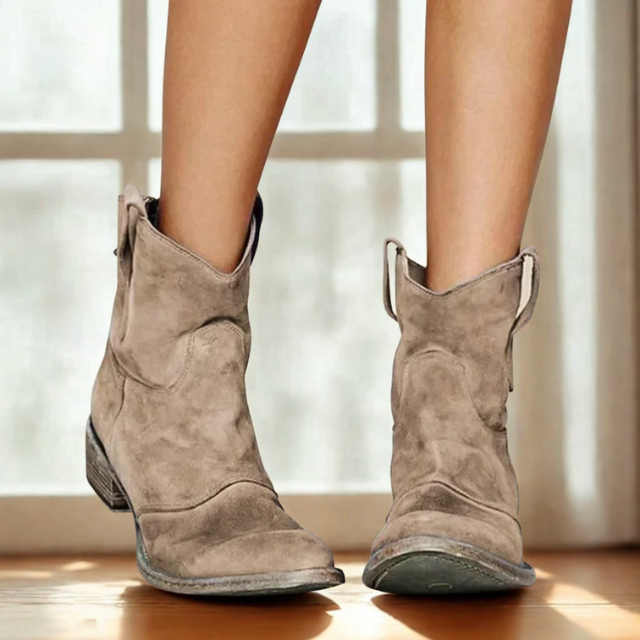 Sophia | Suede Cowboy Boots