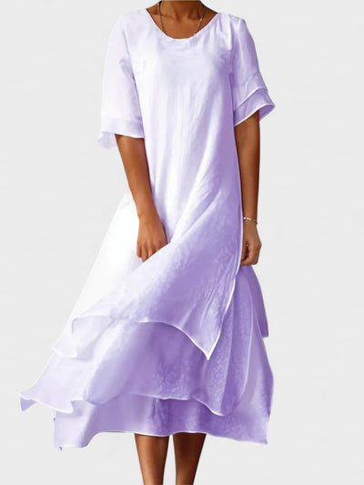 Eloise | Stylish Layered Midi Dress