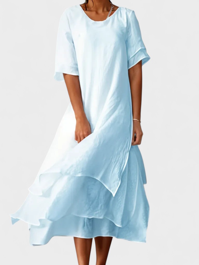 Eloise | Stylish Layered Midi Dress