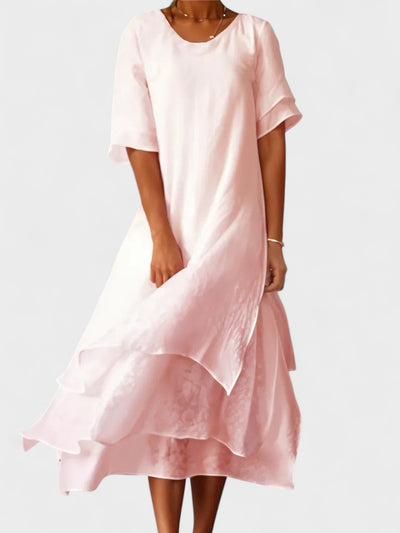 Eloise | Stylish Layered Midi Dress