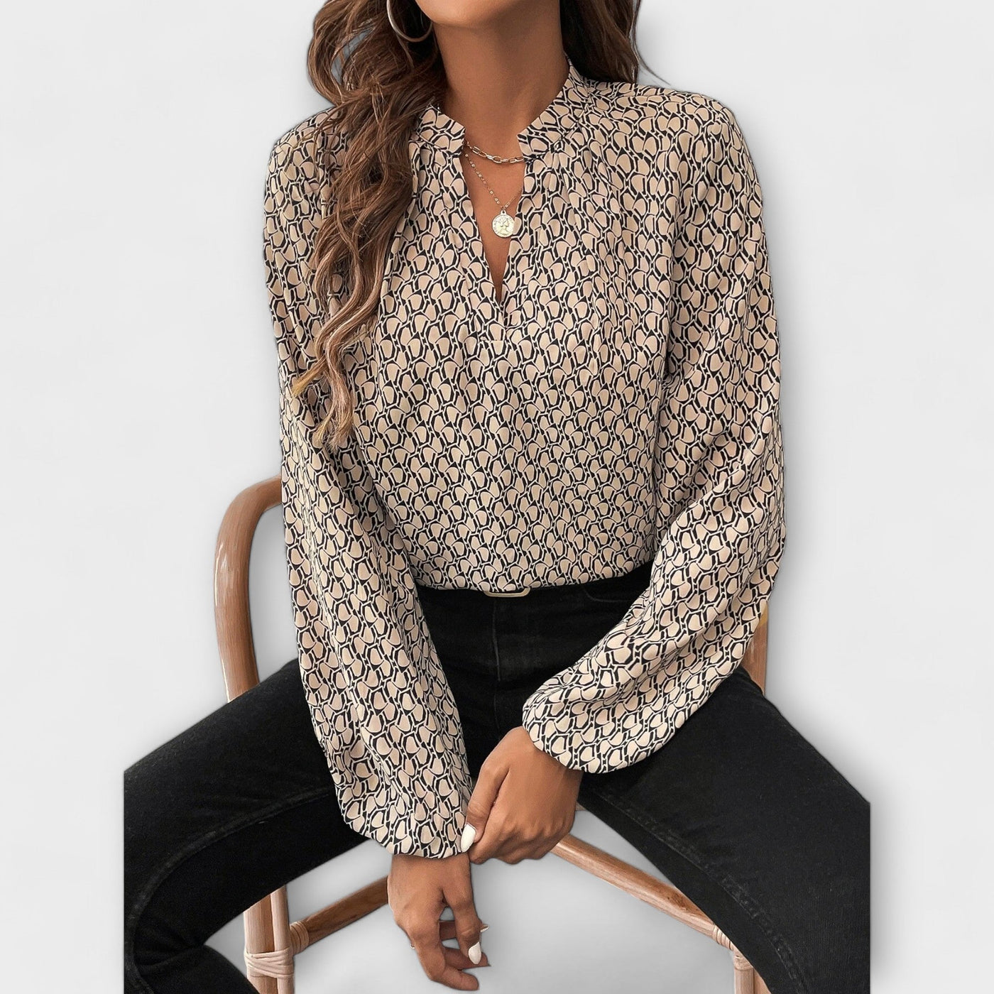 Florinda | Relaxiva Blouse with Pattern