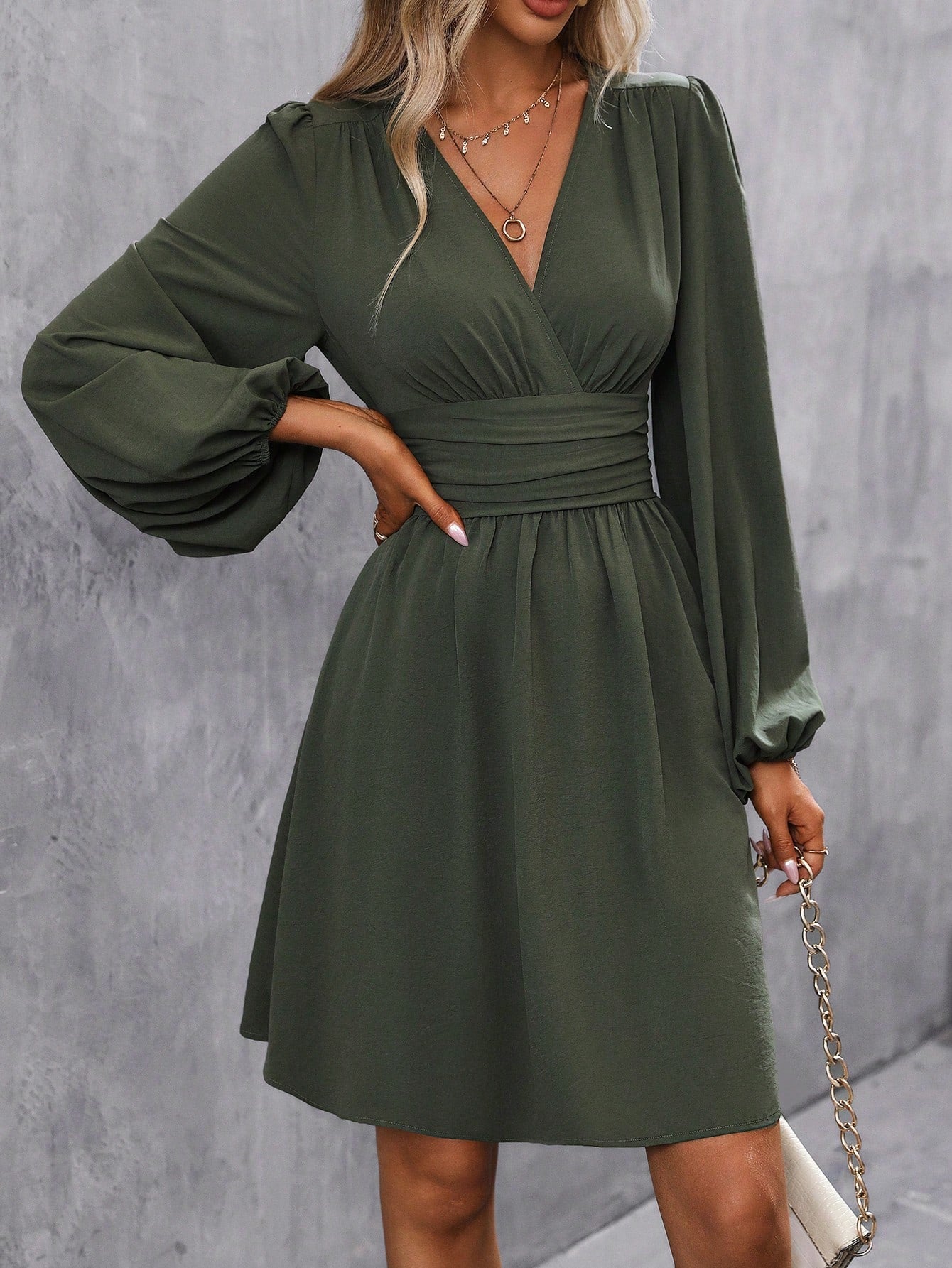 Estelle | Elegant Pleated Midi Dress