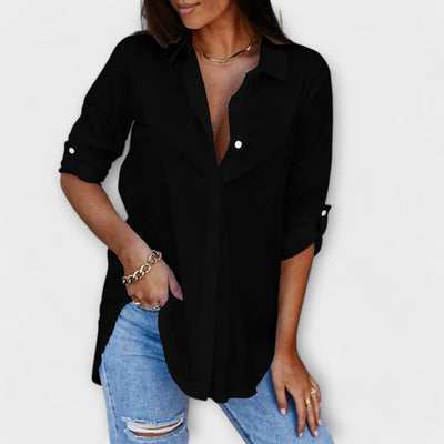 Jessica | relaxed blouse with V-neck