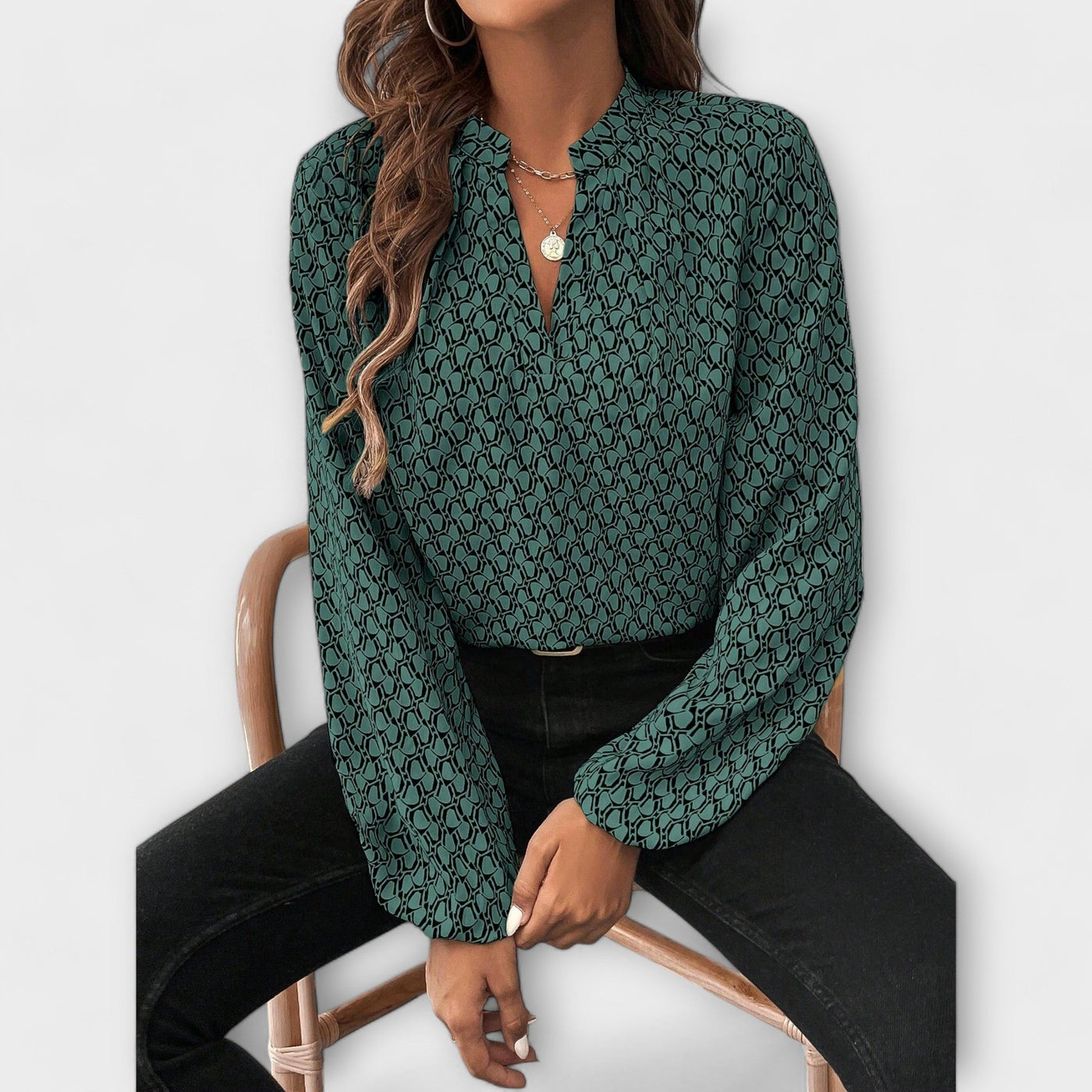 Florinda | Relaxiva Blouse with Pattern