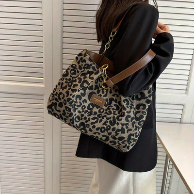 Leonora | Leopard Charm Tote