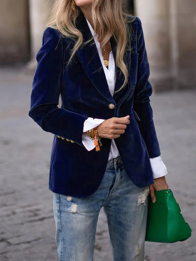Savannah™ | Elegant Velvet Blazer