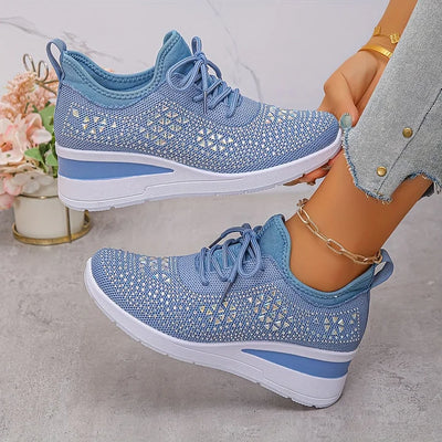 Estelle | Orthopedic sneakers with sparkling rhinestones