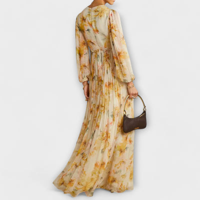 Nele | Yellow Floral Dress