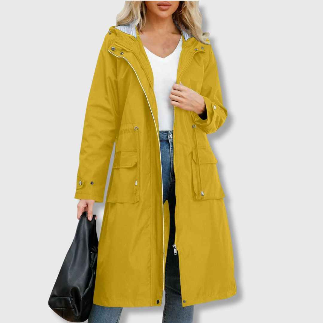 Elisabeth | Hooded trench coat