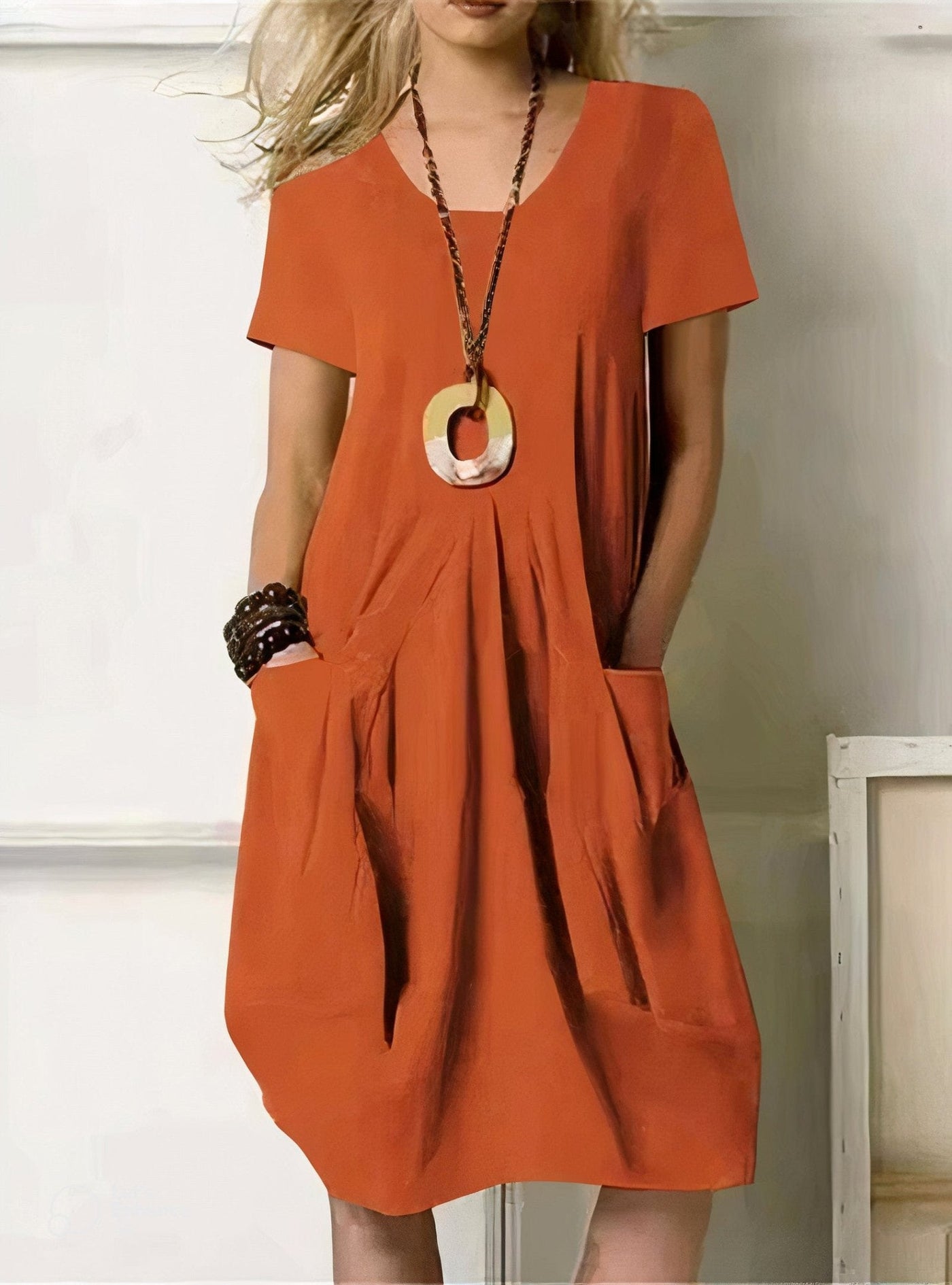 Quinty | Easy Casual Flow Dress