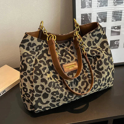 Leonora | Leopard Charm Tote