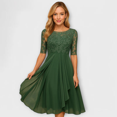 Karla | Elegant Lace Midi Dress