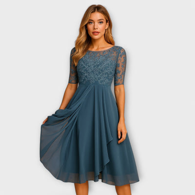 Karla | Elegant Lace Midi Dress