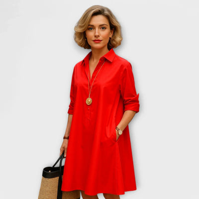 Mira | Shirt Dress with Collar