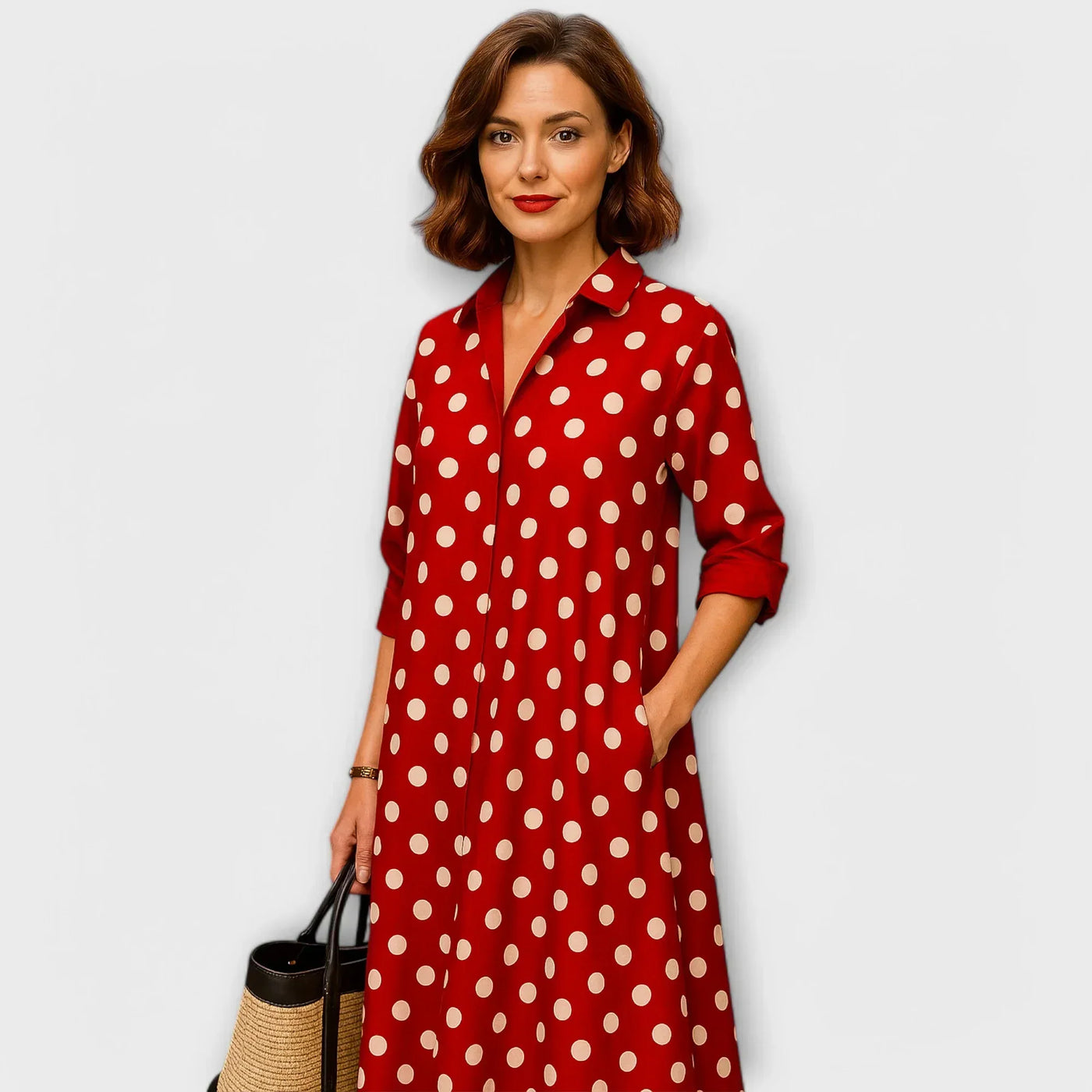 Mira | Shirt Dress with Collar