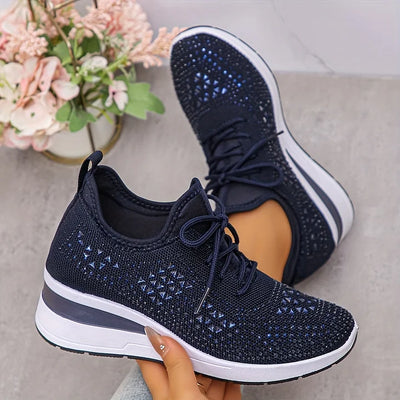 Estelle | Orthopedic sneakers with sparkling rhinestones