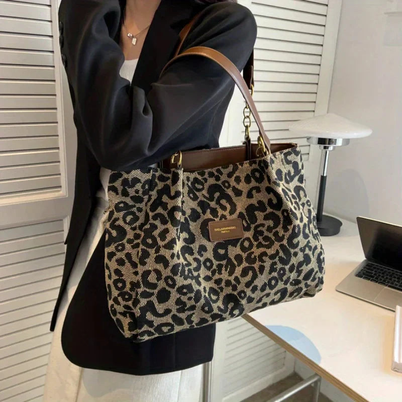 Leonora | Leopard Charm Tote