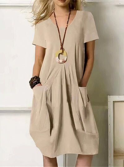 Quinty | Easy Casual Flow Dress