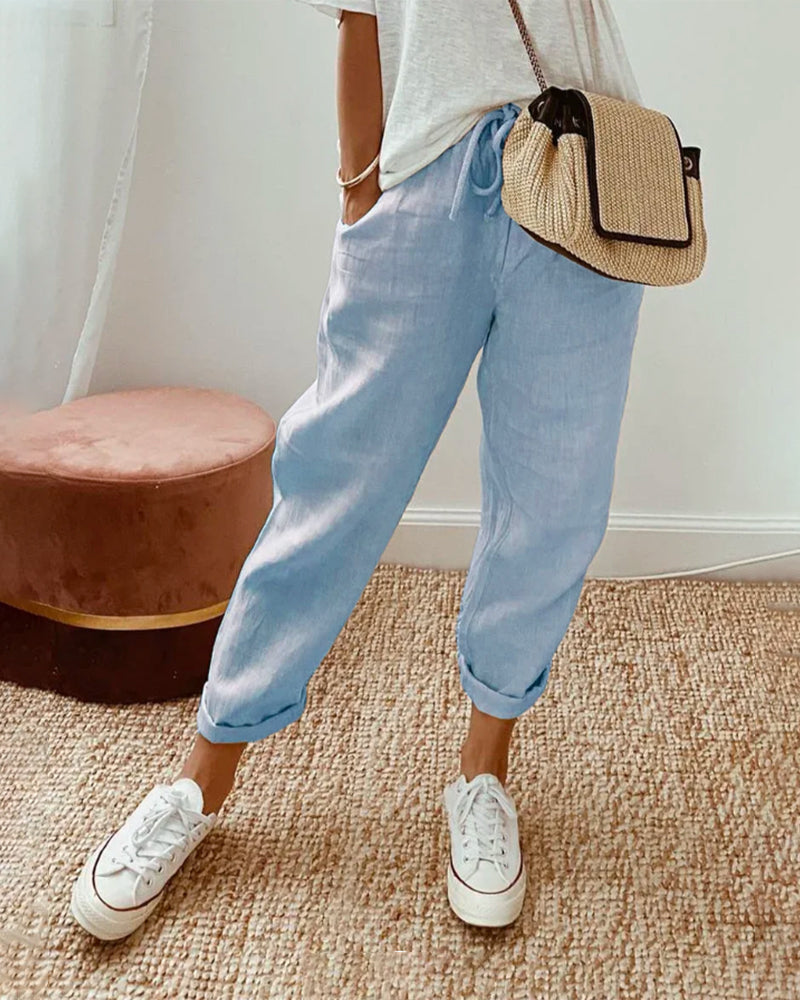 Morgan & Stella Vermont™ | Elegant Cotton Pants