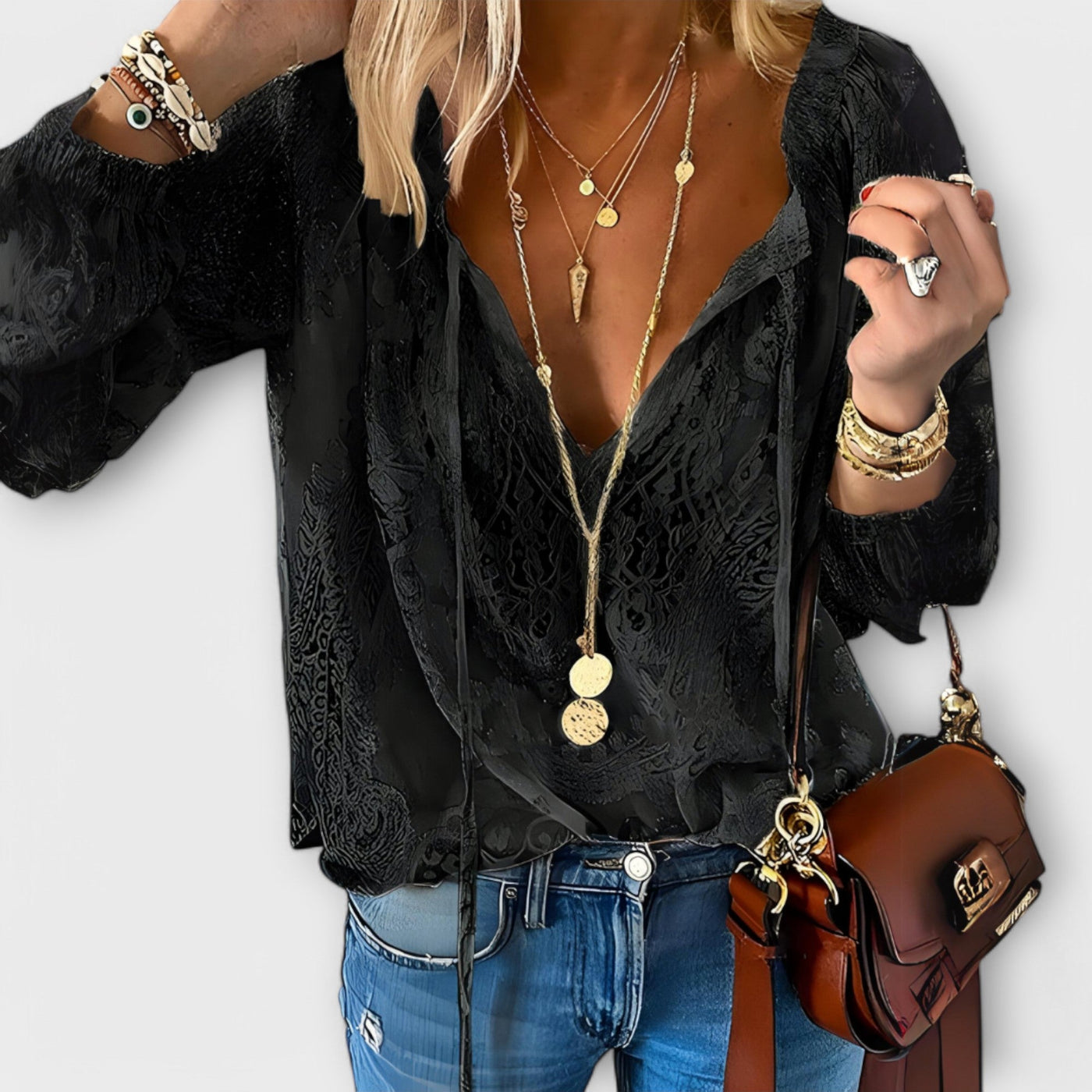 Adelina | Elegant Lace Blouse