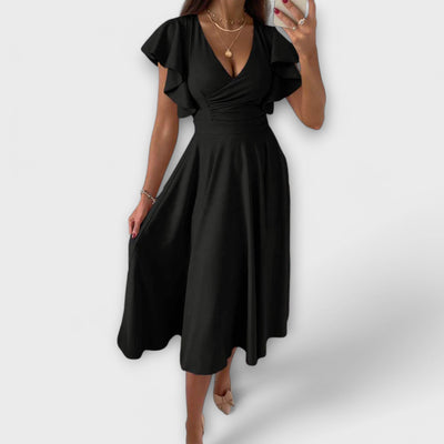Lilo | Elegant V-Neck Dress