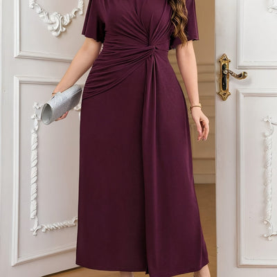 Patrice | Plus Size Elegant A-Line Midi Dress