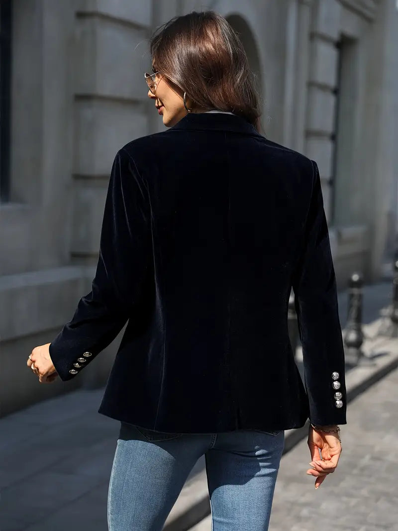 Savannah™ | Elegant Velvet Blazer