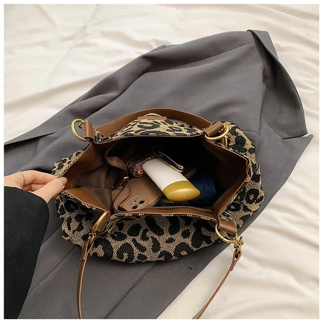 Leonora | Leopard Charm Tote