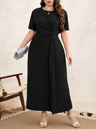 Patrice | Plus Size Elegant A-Line Midi Dress