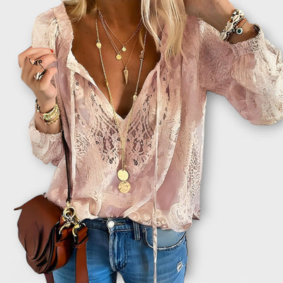 Adelina | Elegant Lace Blouse