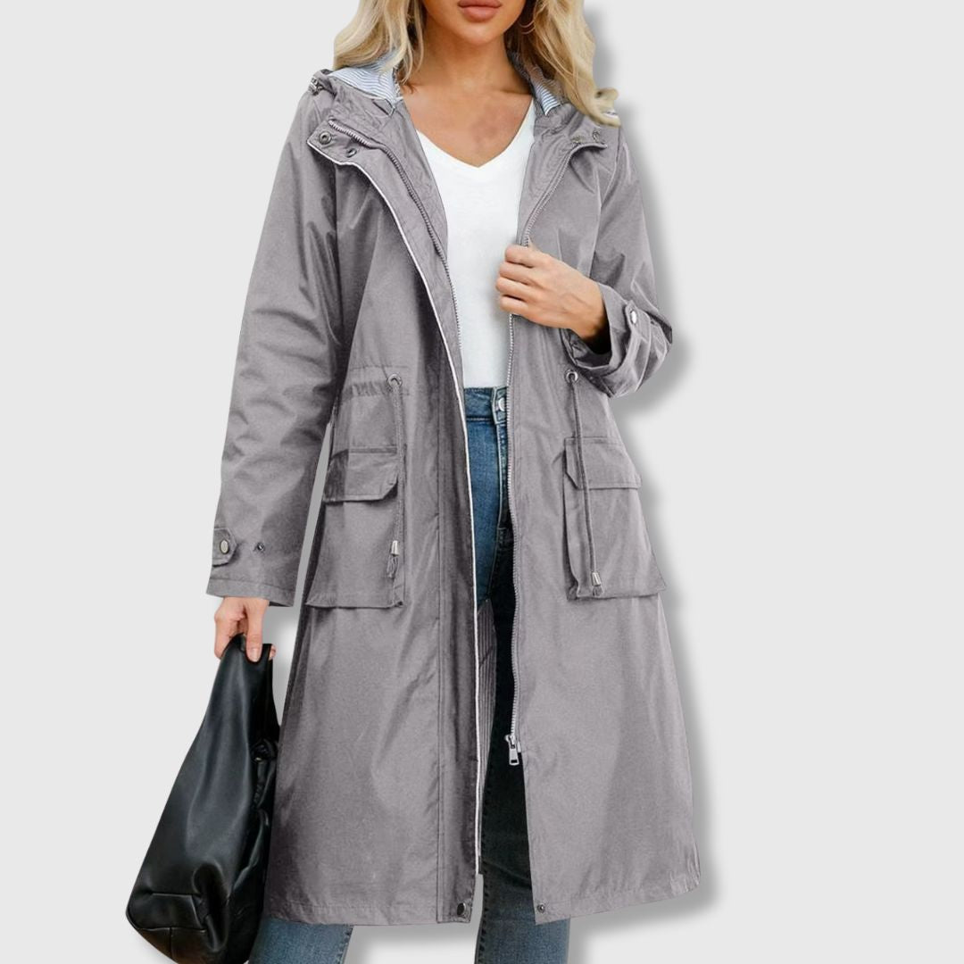 Elisabeth | Hooded trench coat
