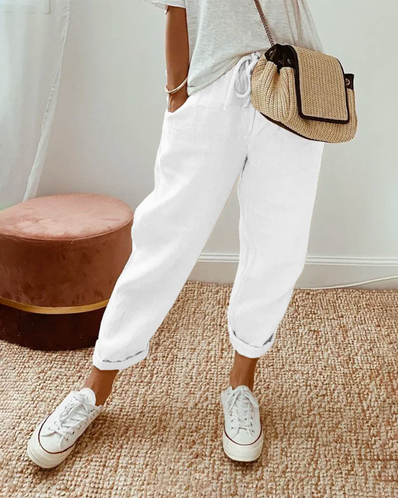 Morgan & Stella Vermont™ | Elegant Cotton Pants