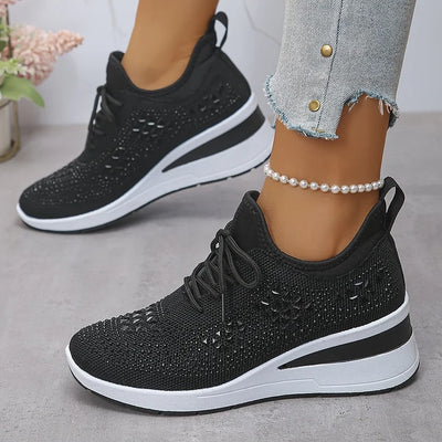 Estelle | Orthopedic sneakers with sparkling rhinestones