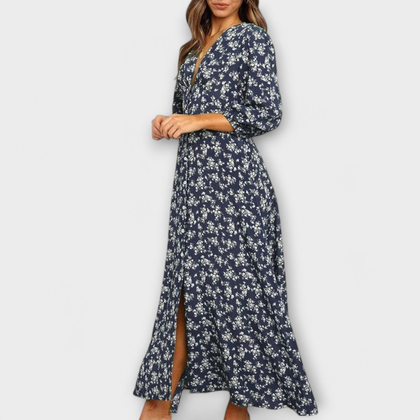 Rosa | Flower Maxi Dress