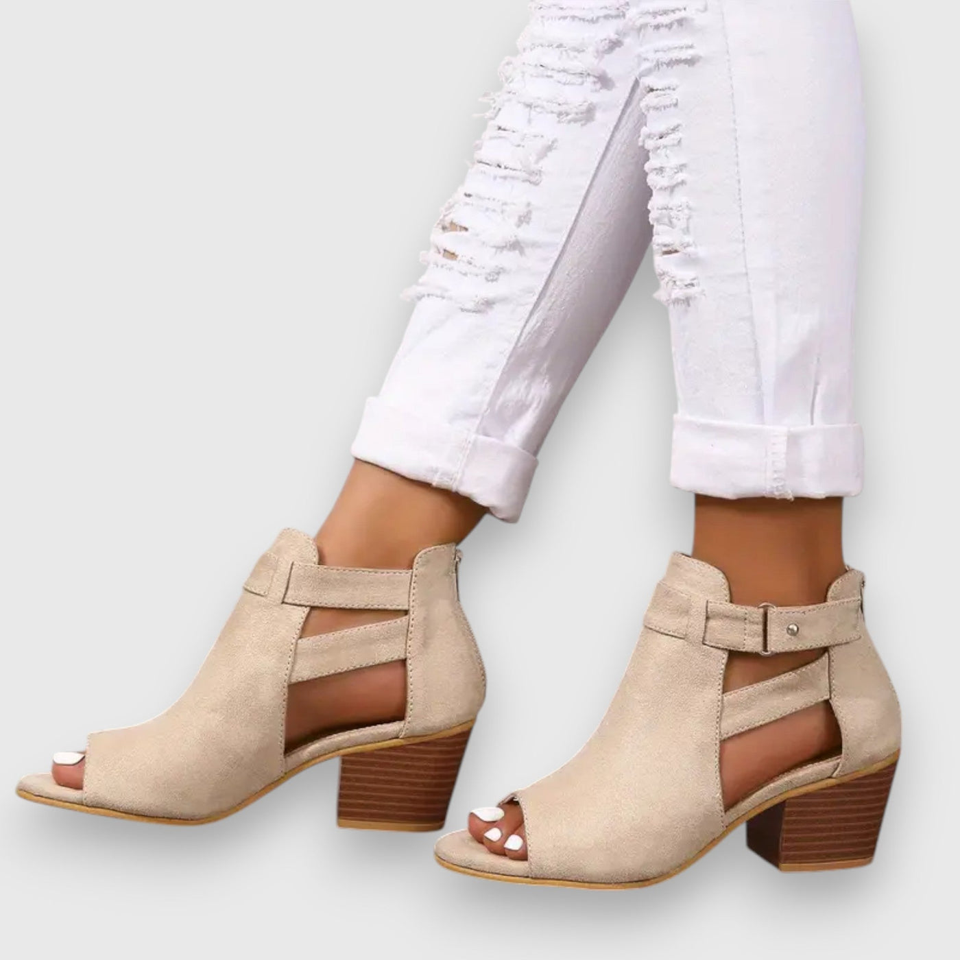Nadine | Sandals with Thick Heels