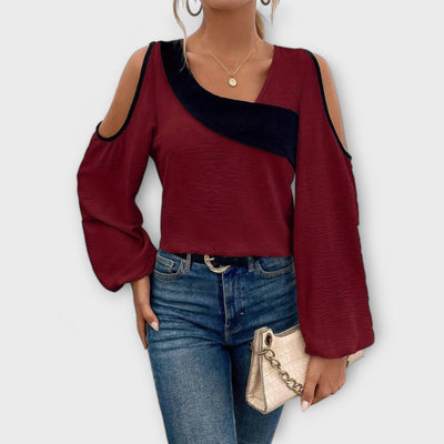 Scarlett | Color Block Blouse
