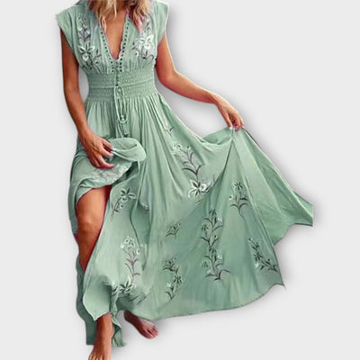 Felizia | Boho Embroidery Dress