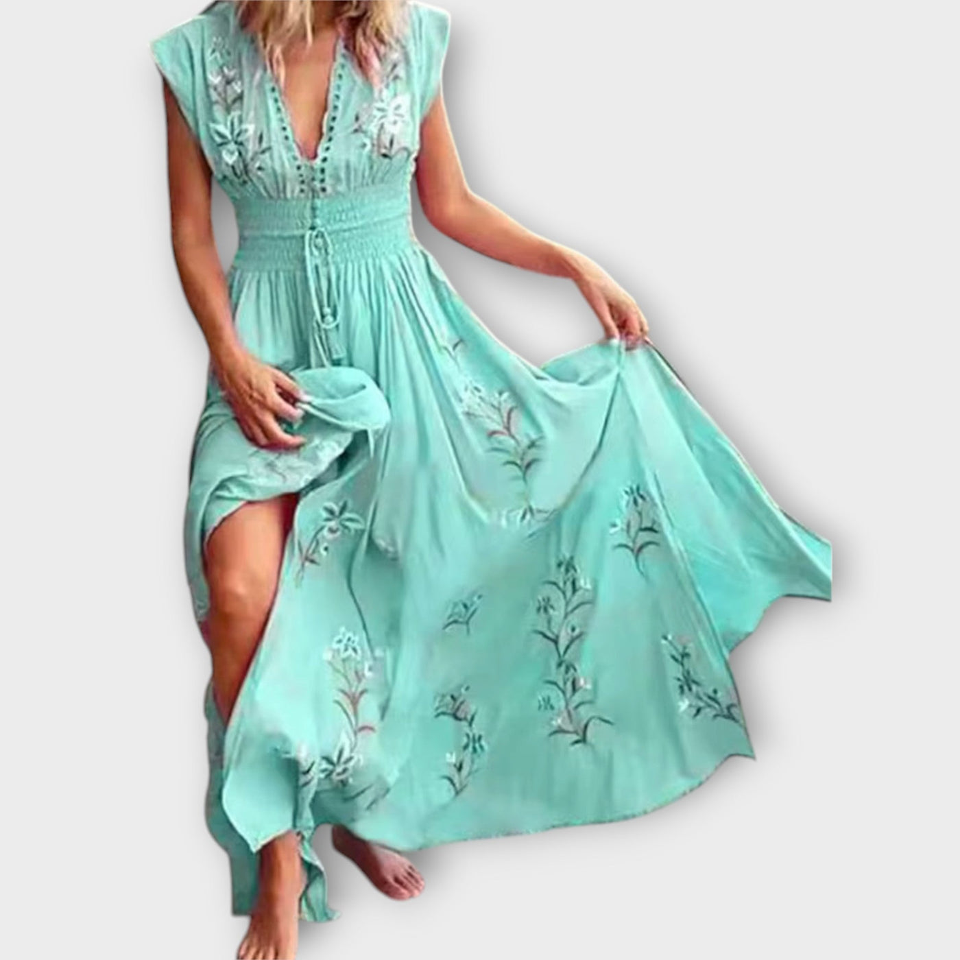 Felizia | Boho Embroidery Dress
