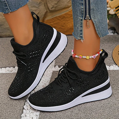 Estelle | Orthopedic sneakers with sparkling rhinestones
