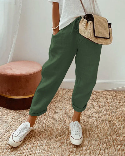 Morgan & Stella Vermont™ | Elegant Cotton Pants