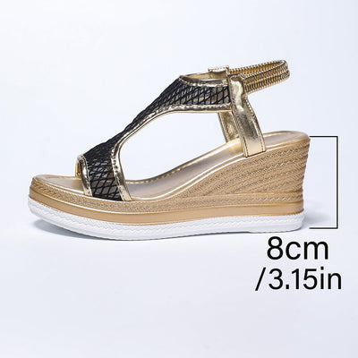 Sarah | Orthopedic slip-on wedge heels