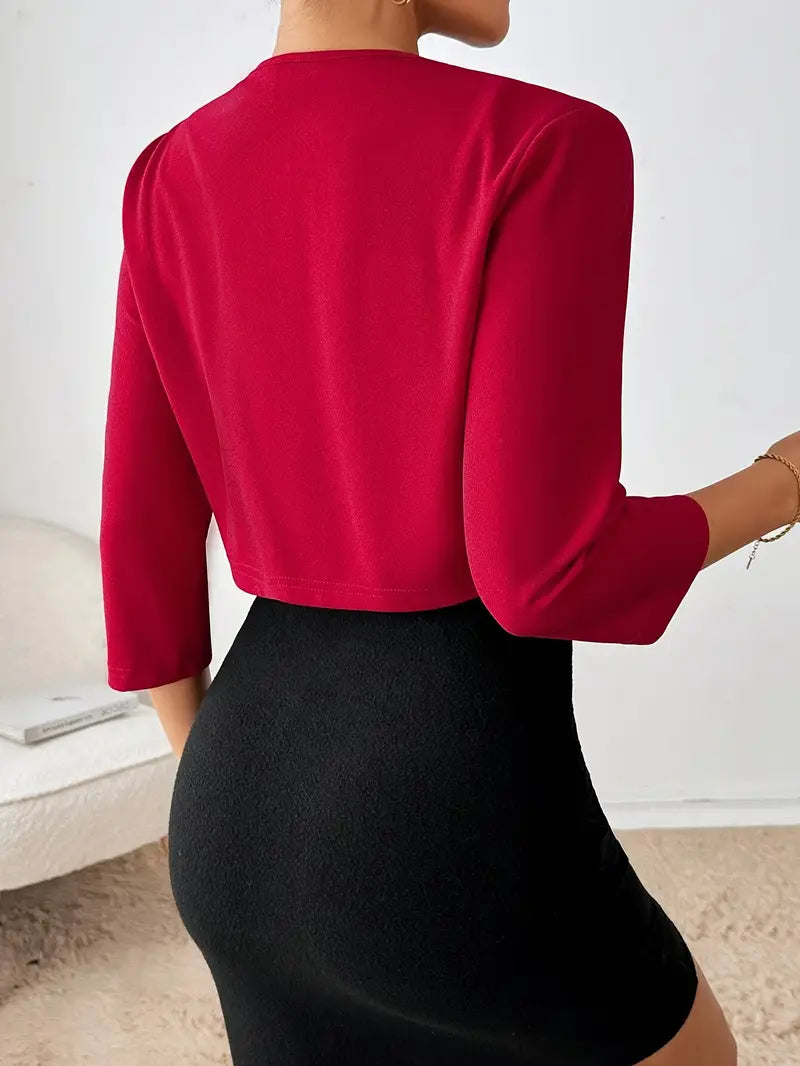 Madison™ | Stylish Pleated Collar Blazer